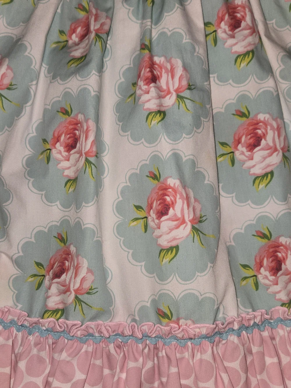 Serendipity Pink & Blue Floral Girls' Dress